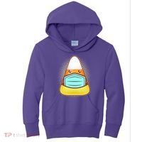 Cute Halloween Quarantine Candy Corn Kids Hoodie thumb 0