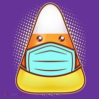 Cute Halloween Quarantine Candy Corn Kids Hoodie thumb 2