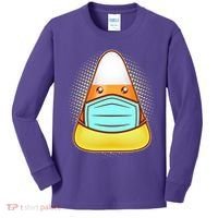 Cute Halloween Quarantine Candy Corn Kids Long Sleeve Shirt thumb 0