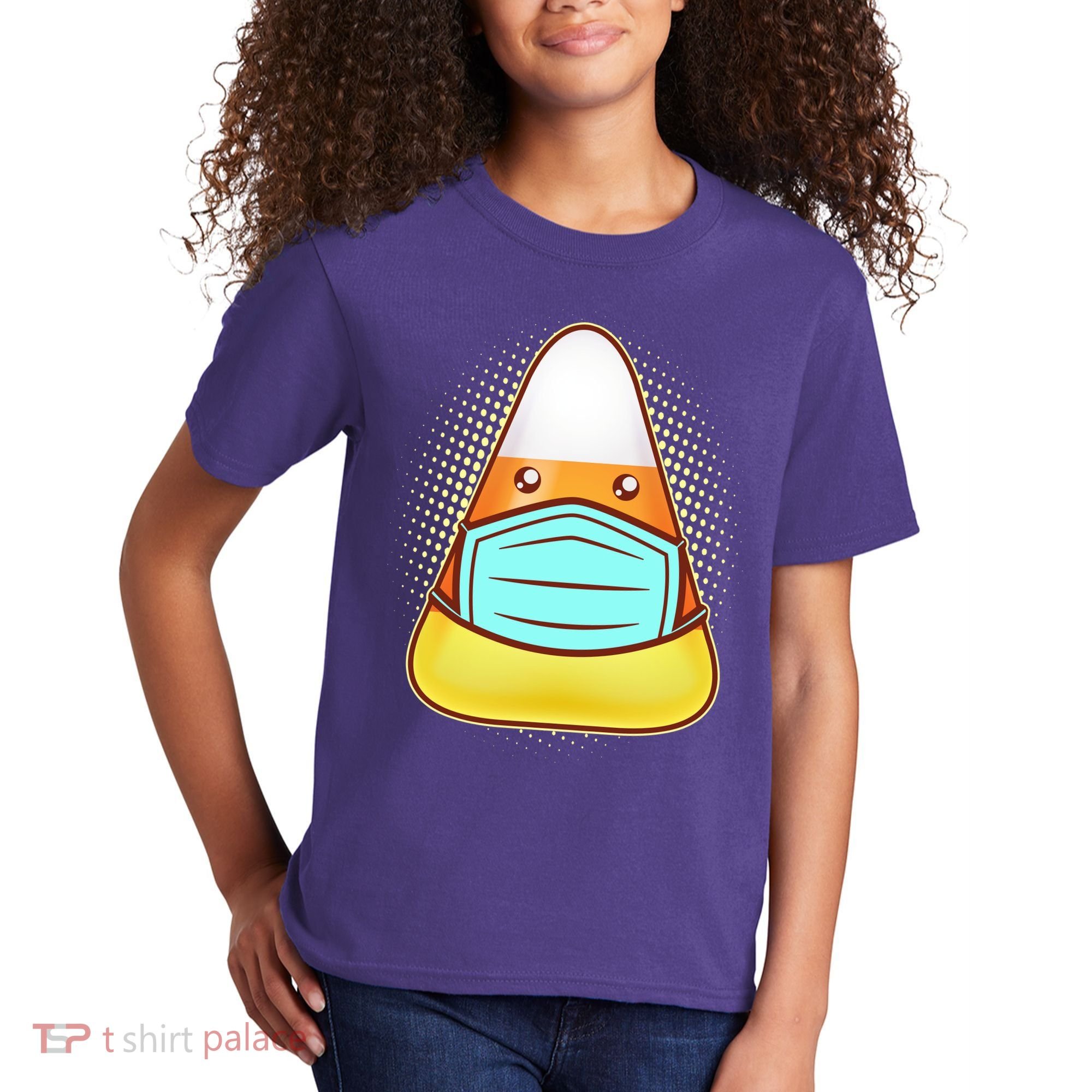 Cute Halloween Quarantine Candy Corn Kids T-Shirt