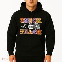 Cute Halloween Trick Or Teach Teacher Hoodie thumb 2
