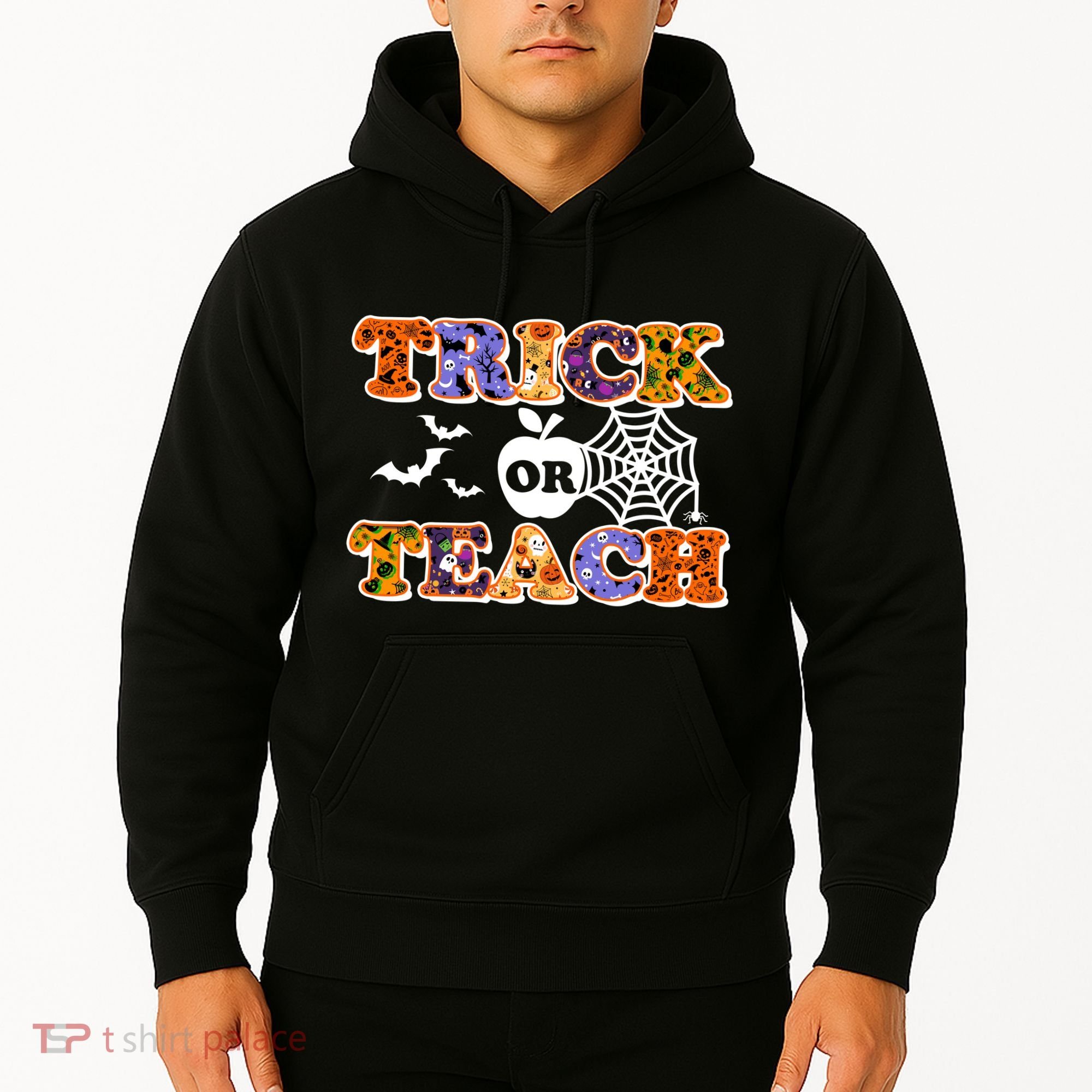Cute Halloween Trick Or Teach Teacher Hoodie