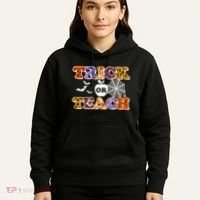 Cute Halloween Trick Or Teach Teacher Hoodie thumb 5