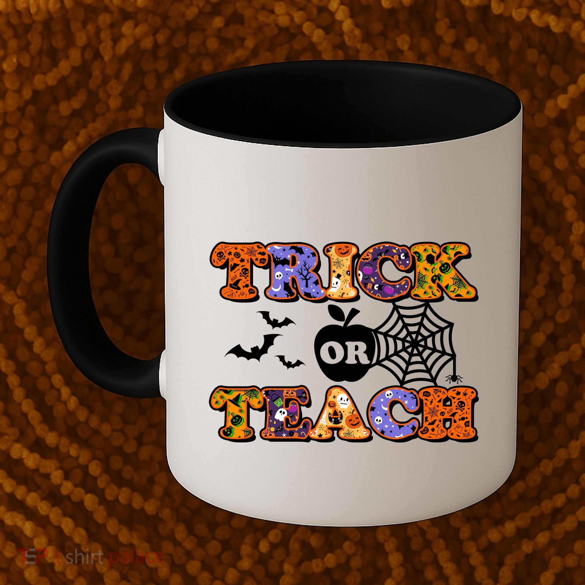 Cute Halloween Trick Or Teach Teacher Coffee Mug