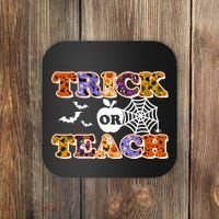 Cute Halloween Trick Or Teach Teacher Coaster thumb 0