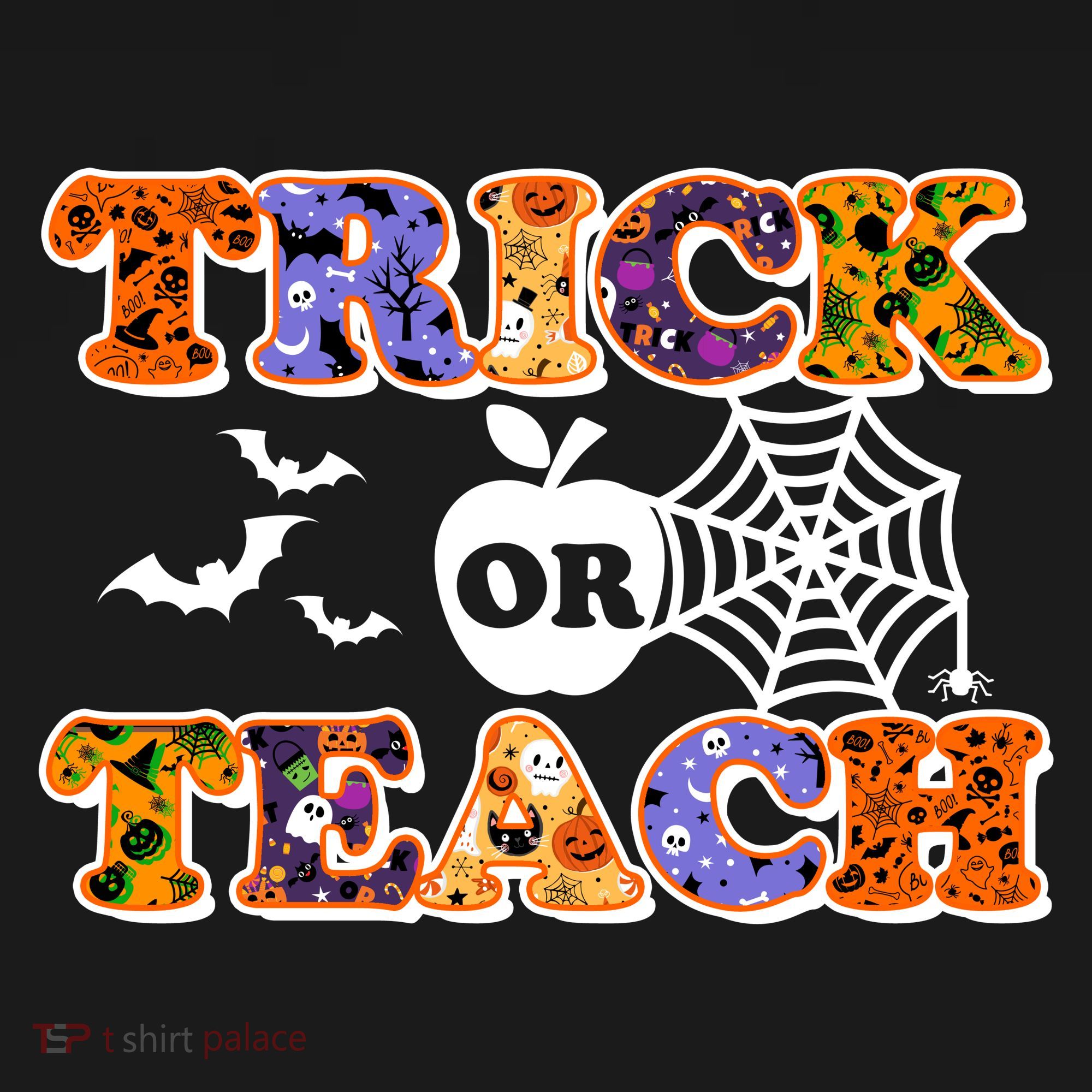 Cute Halloween Trick Or Teach Teacher Ornament