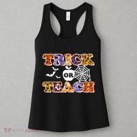 Cute Halloween Trick Or Teach Teacher Women's Tank Top thumb 3