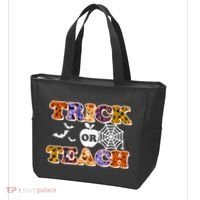 Cute Halloween Trick Or Teach Teacher Tote Bag thumb 3
