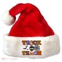 Cute Halloween Trick Or Teach Teacher Santa Hat thumb 0
