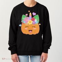 Cute Halloween Unicorn Pumpkin Women's Sweatshirt thumb 0