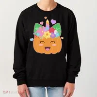 Cute Halloween Unicorn Pumpkin Women's Sweatshirt thumb 0