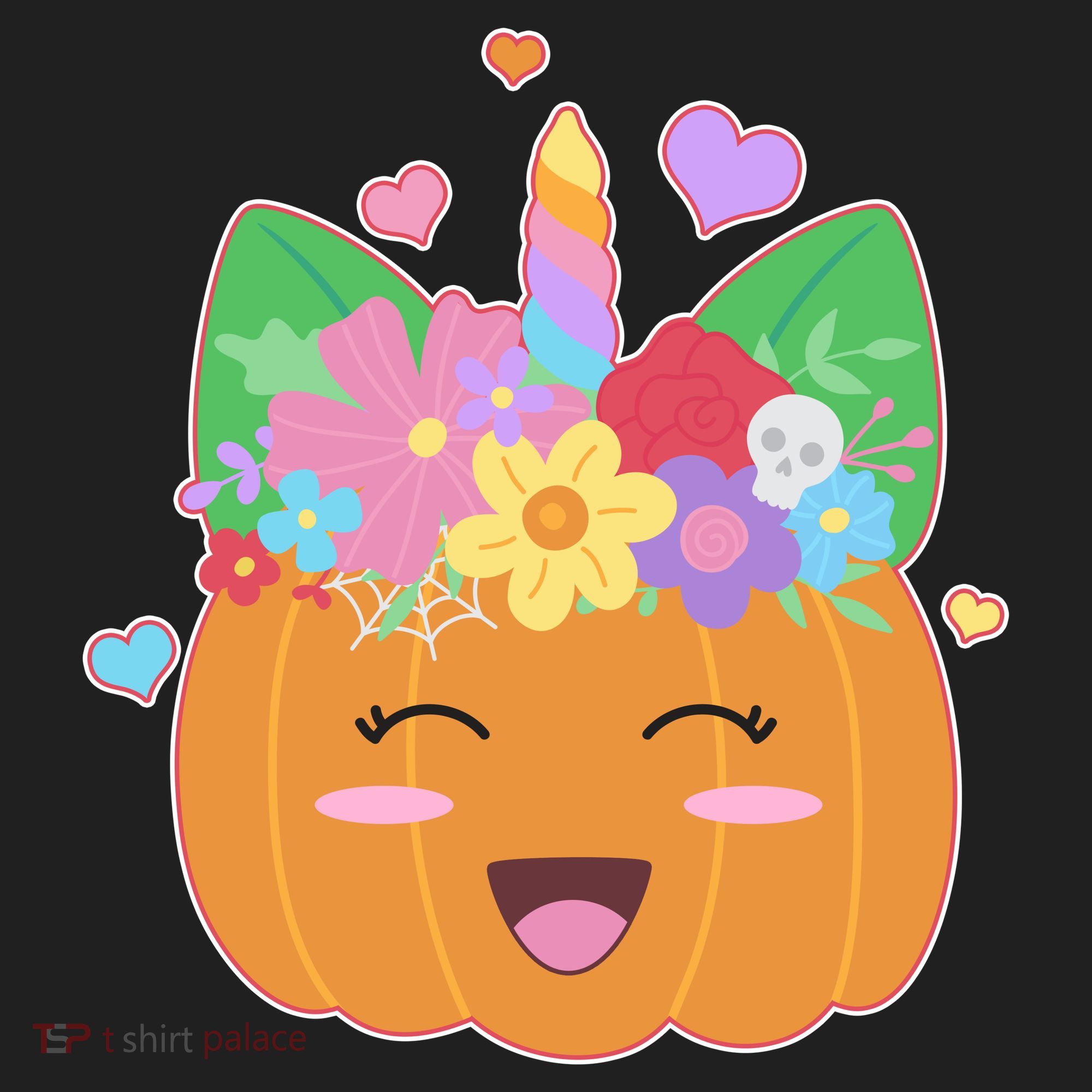 Cute Halloween Unicorn Pumpkin Women's Sweatshirt