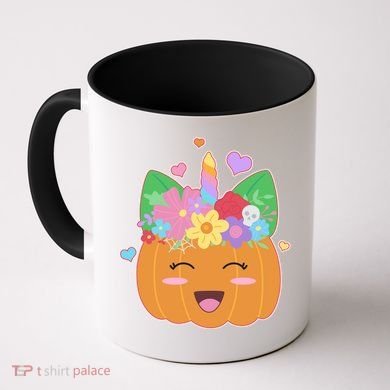 Cute Halloween Unicorn Pumpkin Coffee Mug