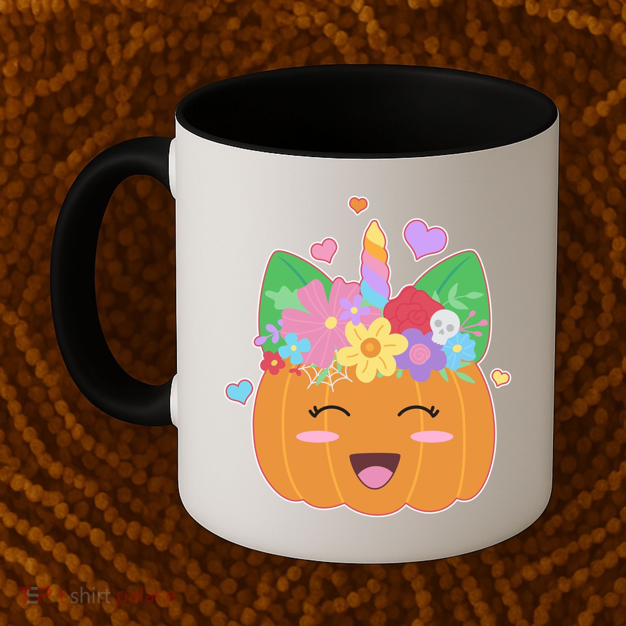 Cute Halloween Unicorn Pumpkin Coffee Mug