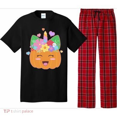 Cute Halloween Unicorn Pumpkin Pajama Set