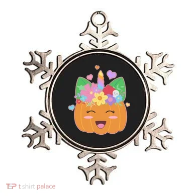 Cute Halloween Unicorn Pumpkin Ornament