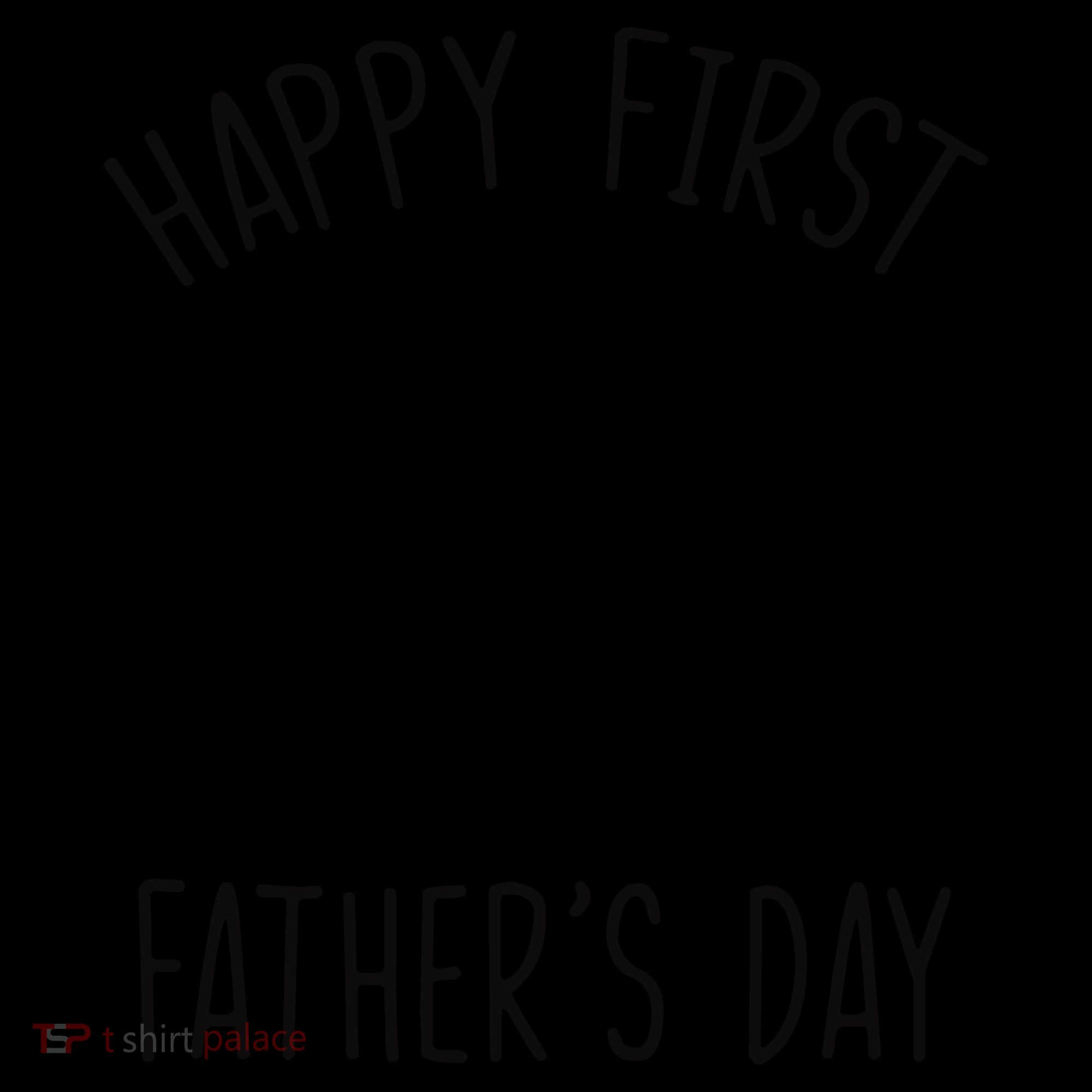 Cute Happy First Father's Day Baby Bottle Coffee Mug
