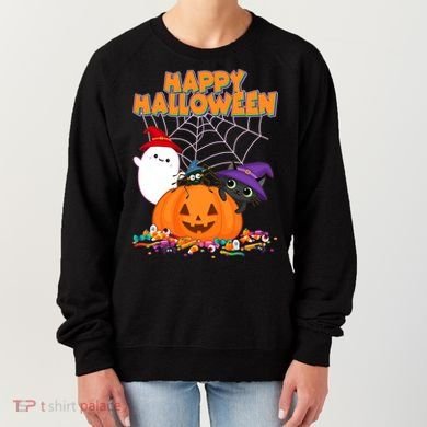 Cute Happy Halloween Friends Women's Sweatshirt