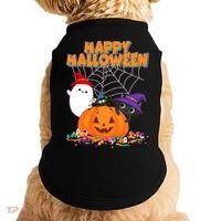 Cute Happy Halloween Friends Doggie Tank thumb 0