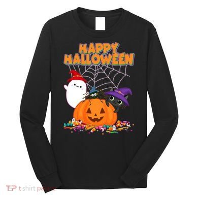 Cute Happy Halloween Friends Long Sleeve Shirt