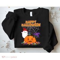 Cute Happy Halloween Friends Sweatshirt thumb 2