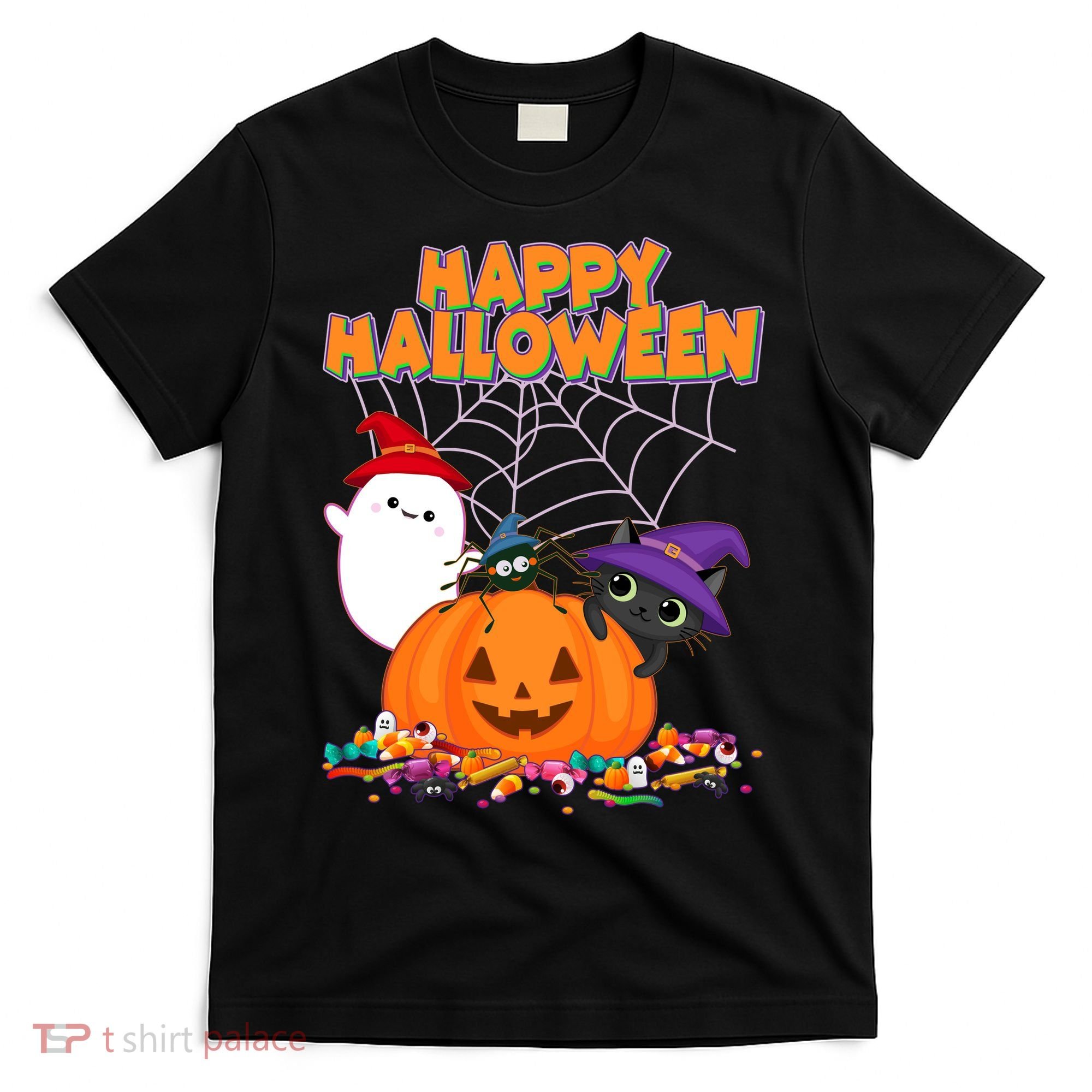 Cute Happy Halloween Friends T-Shirt