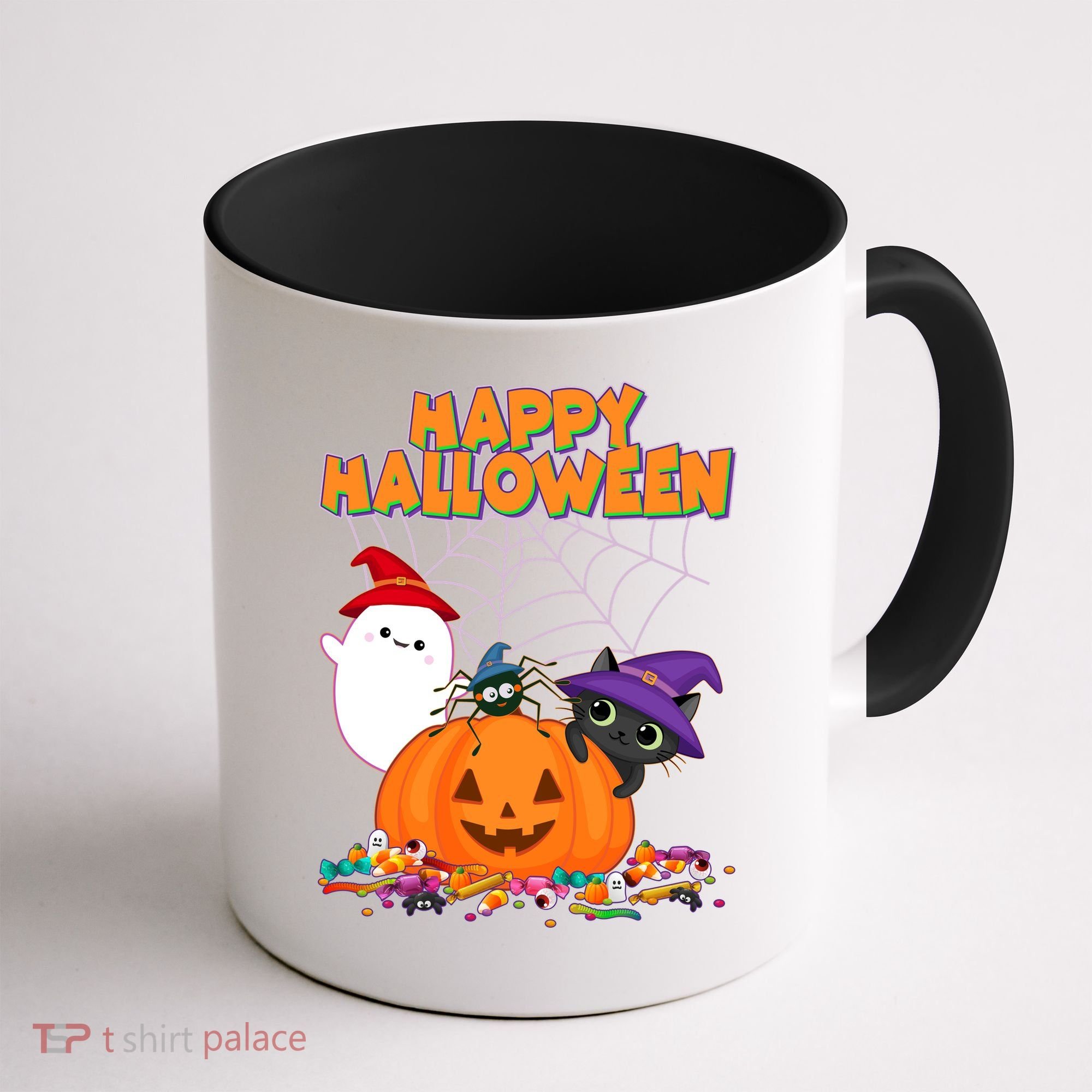 Cute Happy Halloween Friends Coffee Mug