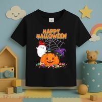 Cute Happy Halloween Friends Toddler T-Shirt thumb 3