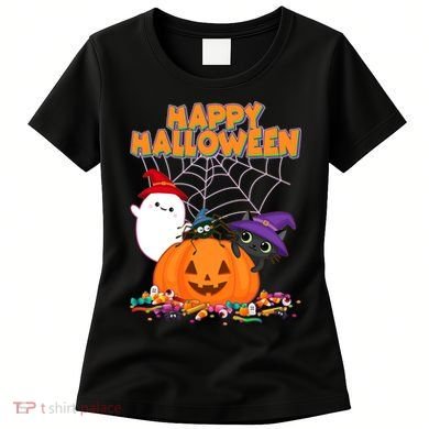 Cute Happy Halloween Friends Women's T-Shirt