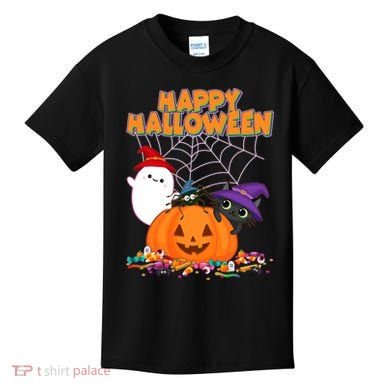 Cute Happy Halloween Friends Kids T-Shirt