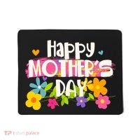 Cute Happy Mother's Day Paint Splash Flowers Mousepad thumb 0