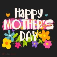 Cute Happy Mother's Day Paint Splash Flowers Hat thumb 2