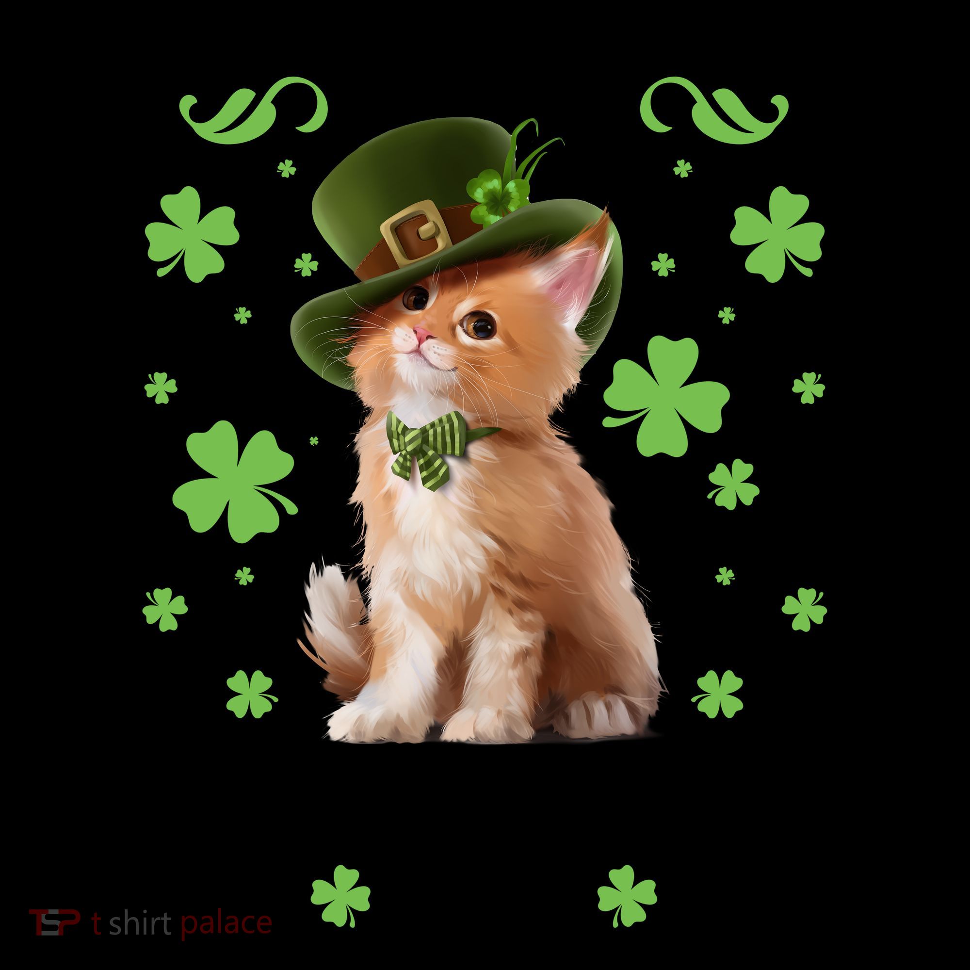 Cute Happy St Catricks Day Kitten Coffee Mug