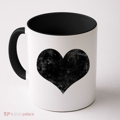 Cute Heart Valentines Day Vintage Distressed Coffee Mug