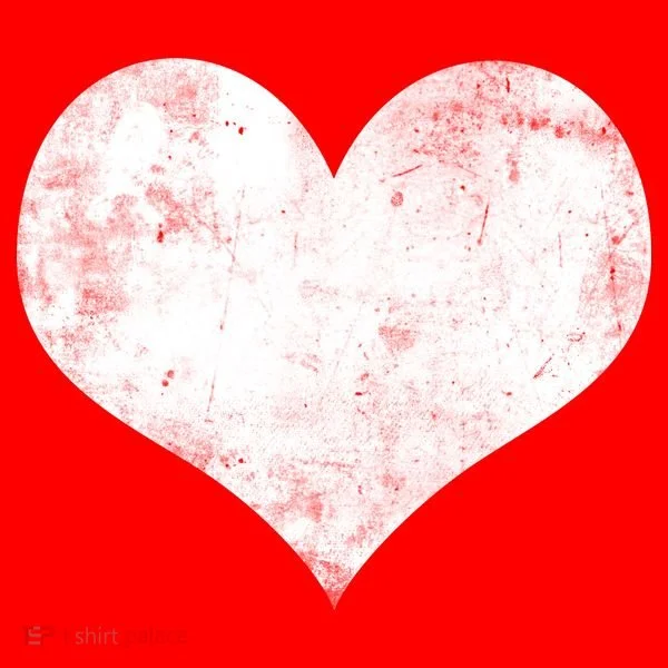 Cute Heart Valentines Day Vintage Distressed Hoodie