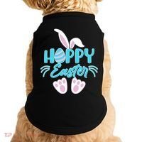 Cute Hoppy Happy Easter Bunny  Doggie Tank thumb 0