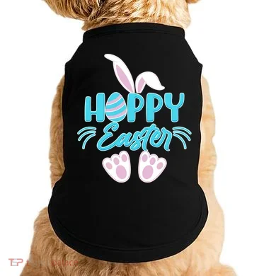 Cute Hoppy Happy Easter Bunny  Doggie Tank