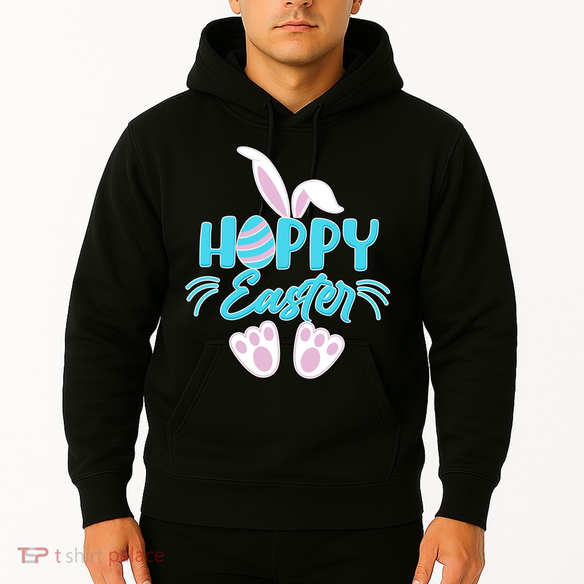 Cute Hoppy Happy Easter Bunny  Hoodie