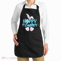 Cute Hoppy Happy Easter Bunny  Apron thumb 2