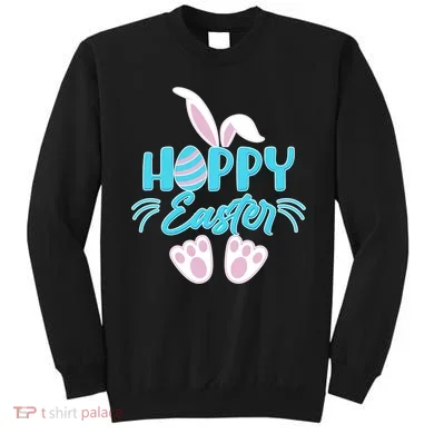 Cute Hoppy Happy Easter Bunny  Sweatshirt