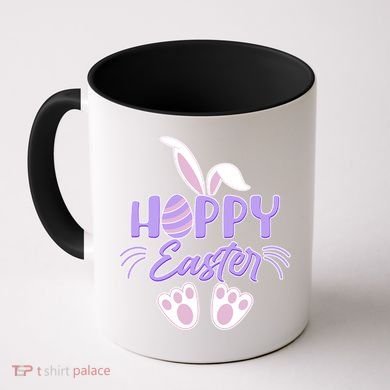 Cute Hoppy Happy Easter Bunny  Coffee Mug