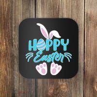 Cute Hoppy Happy Easter Bunny  Coaster thumb 0