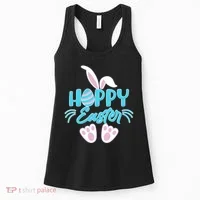 Cute Hoppy Happy Easter Bunny  Women's Tank Top thumb 0