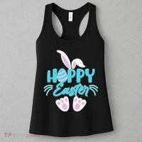 Cute Hoppy Happy Easter Bunny  Women's Tank Top thumb 3