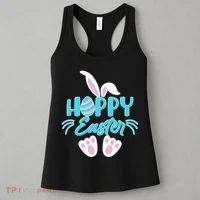 Cute Hoppy Happy Easter Bunny  Women's Tank Top thumb 3