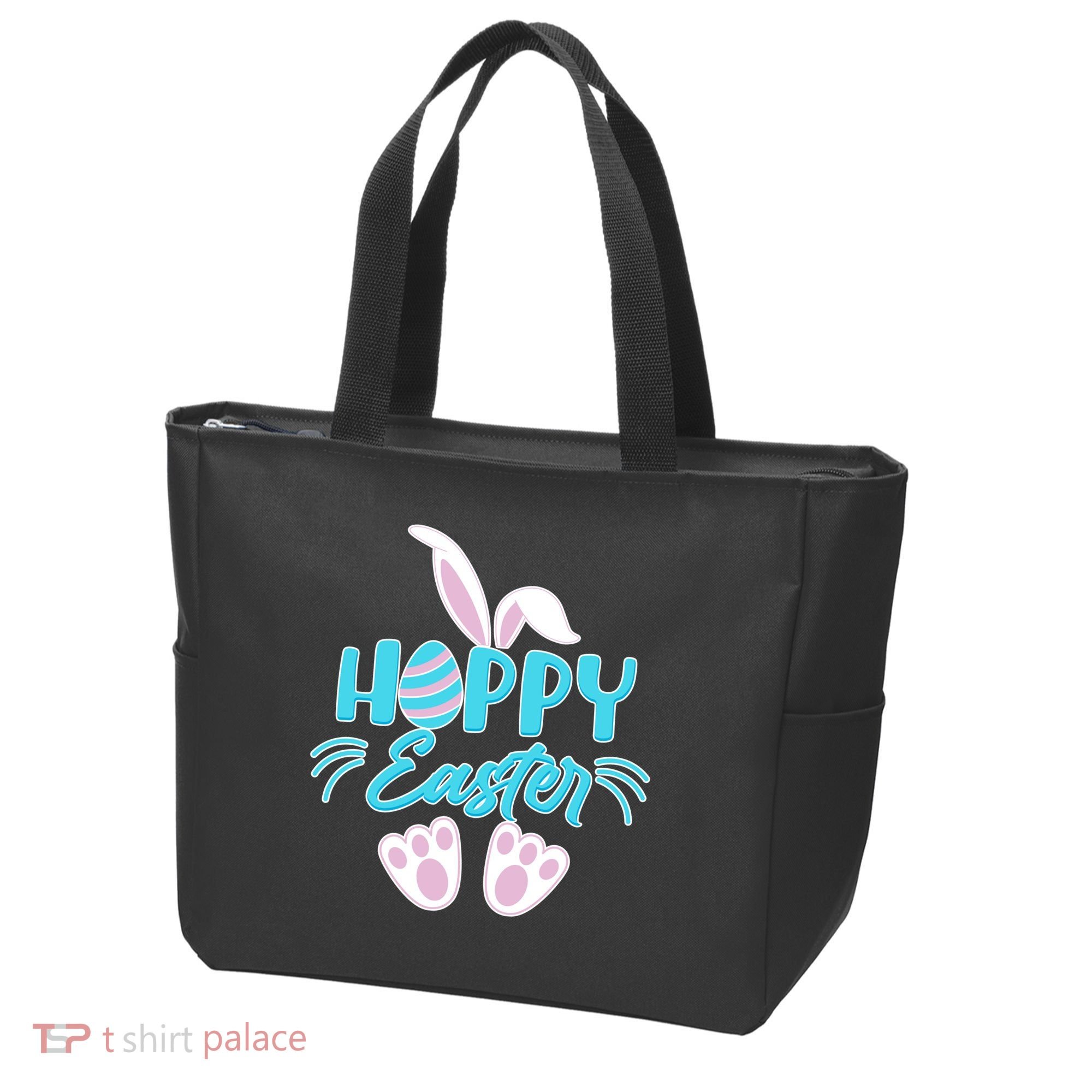Cute Hoppy Happy Easter Bunny  Tote Bag