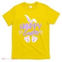 Cute Hoppy Happy Easter Bunny  T-Shirt thumb 0