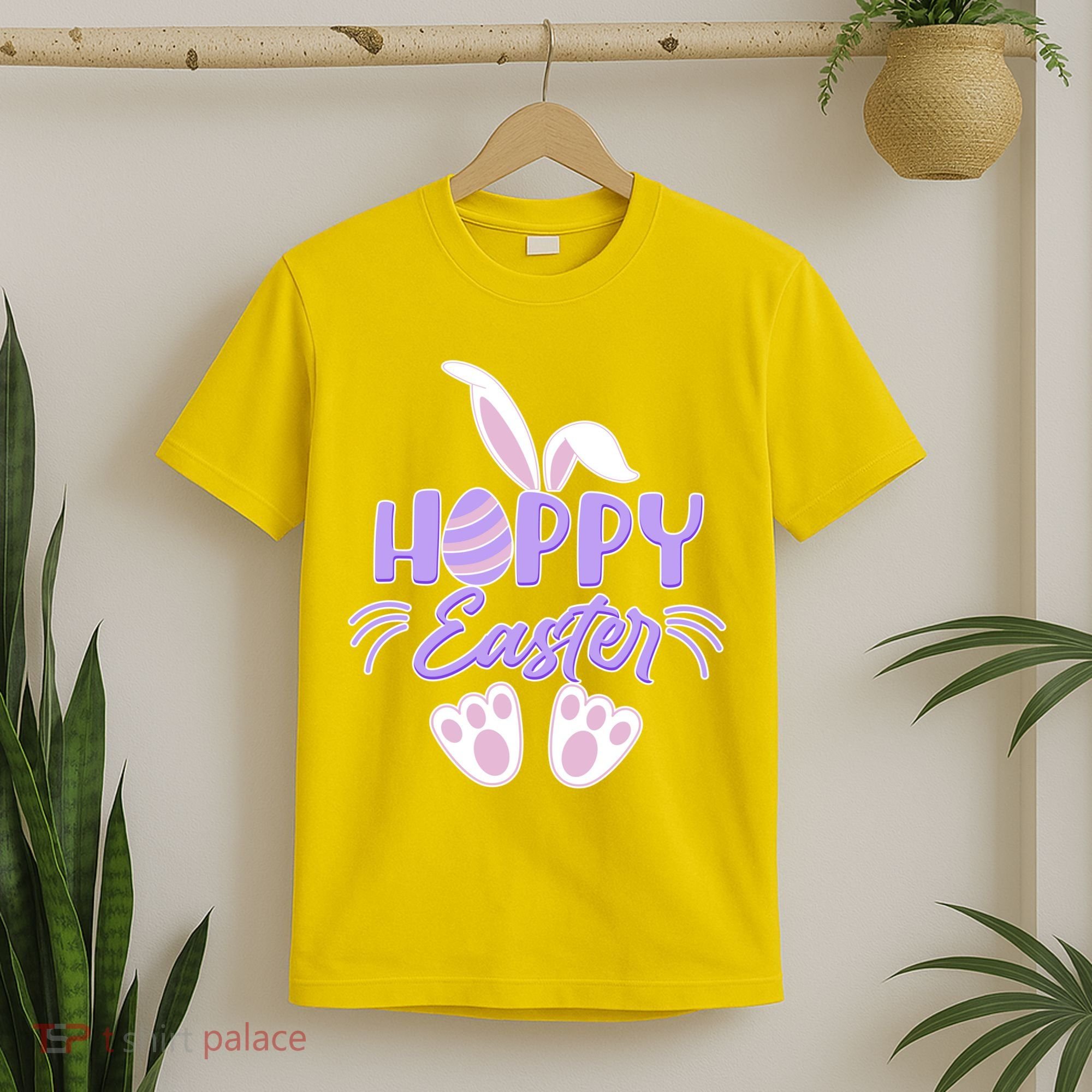 Cute Hoppy Happy Easter Bunny  T-Shirt