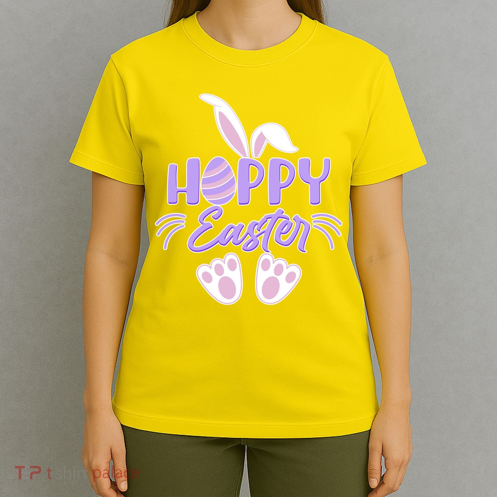 Cute Hoppy Happy Easter Bunny  T-Shirt