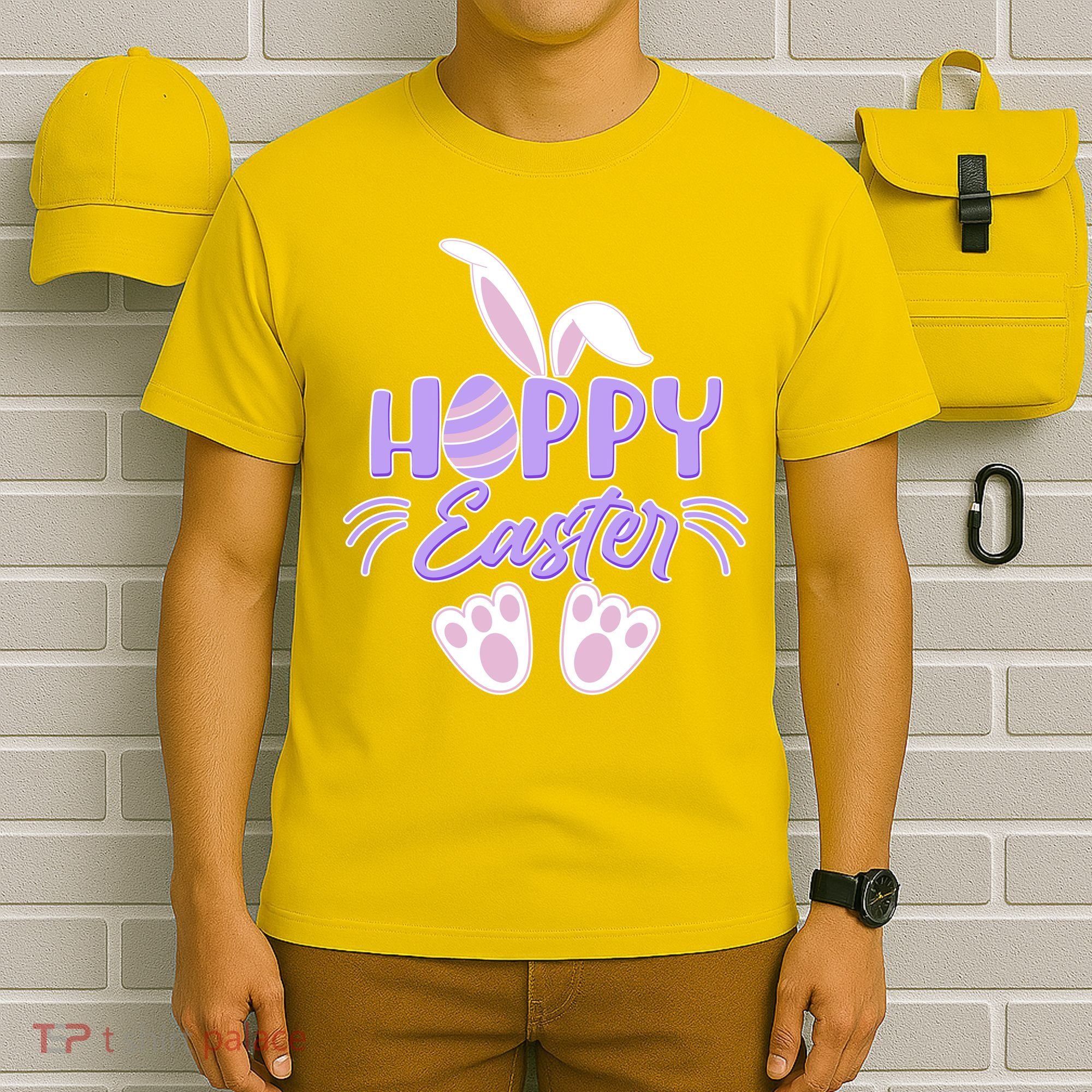 Cute Hoppy Happy Easter Bunny  T-Shirt